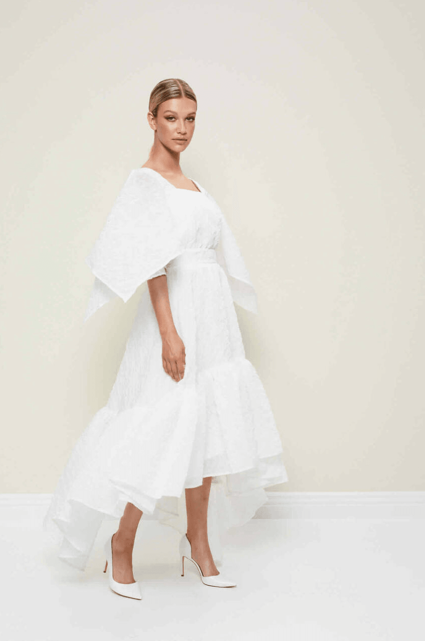 Cream Long Dress - Endless - UAE Rental and Resale for Women's Fashion