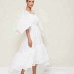 Cream Long Dress - Endless - UAE Rental and Resale for Women's Fashion