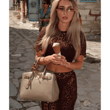Crochet Co-ord Set in Chocolate - Endless - UAE Rental and Resale for Women's Fashion