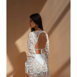 Crochet Floral Mini Dress - Endless - UAE Rental and Resale for Women's Fashion