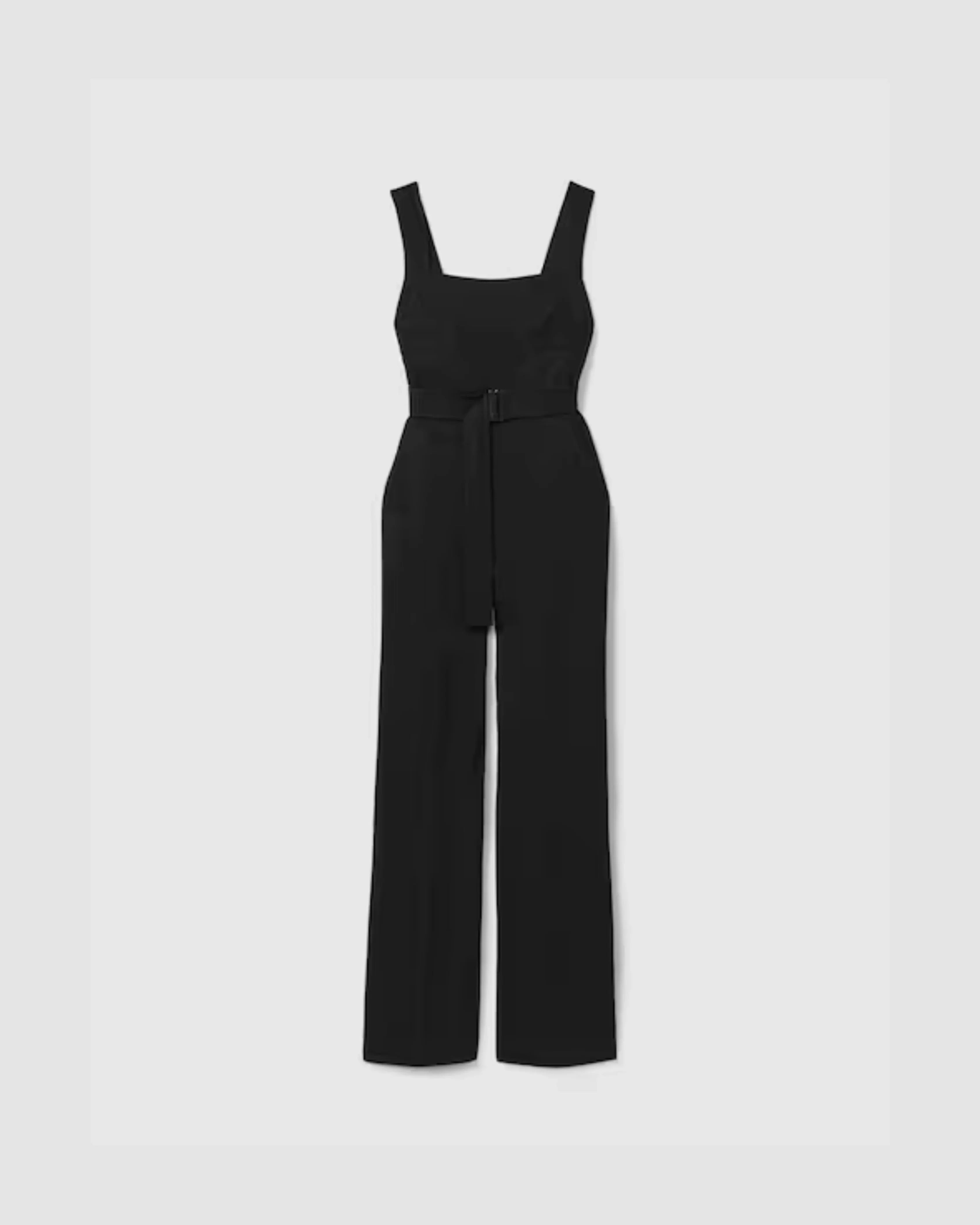 Cross Back Belted Jumpsuit - Endless - UAE Rental and Resale for Women's Fashion