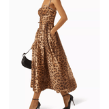 Crush Panelled Midi Dress - Endless - UAE Rental and Resale for Women's Fashion
