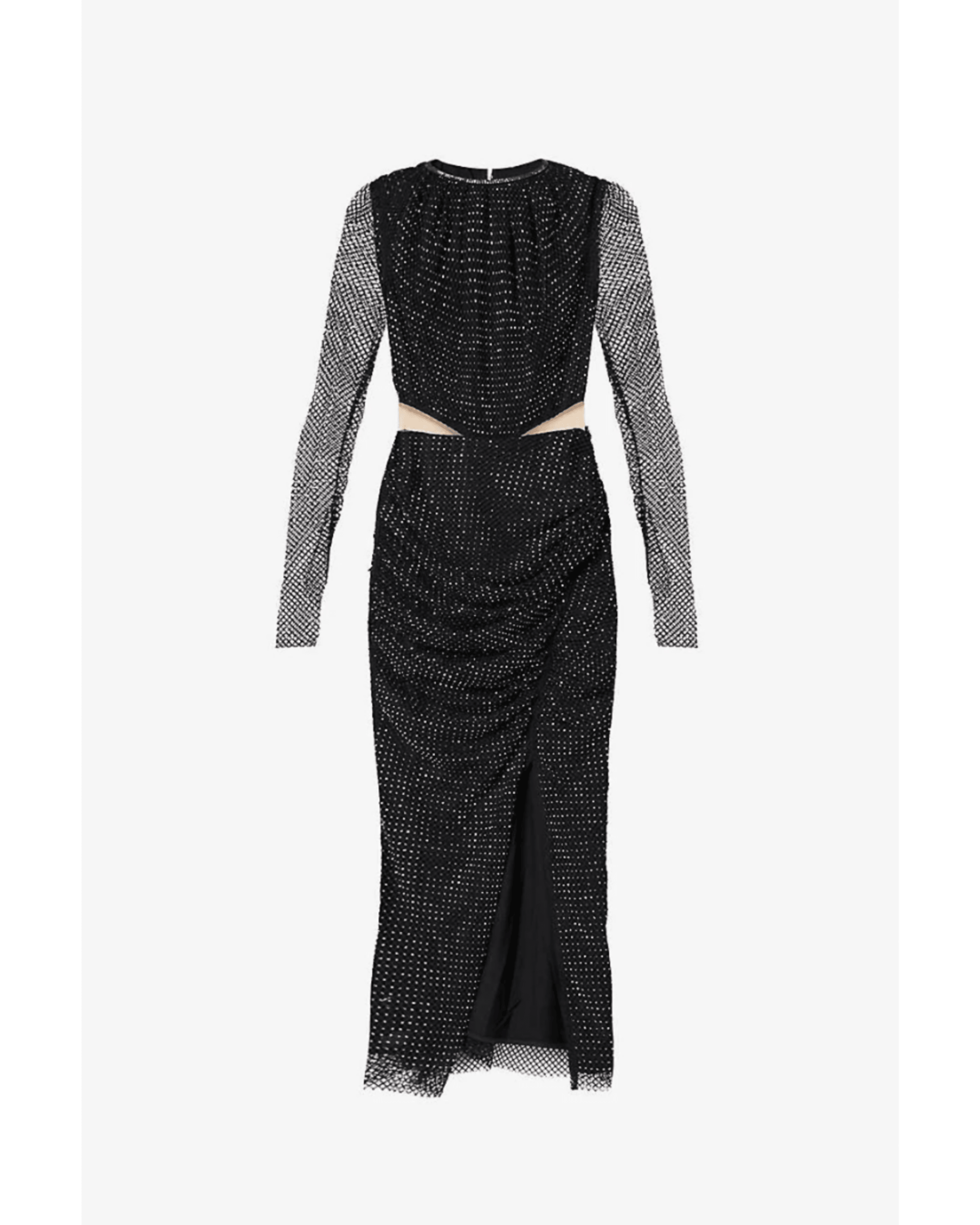 Crystal-embellished Cut-out Woven Midi Dress - Endless - UAE Rental and Resale for Women's Fashion