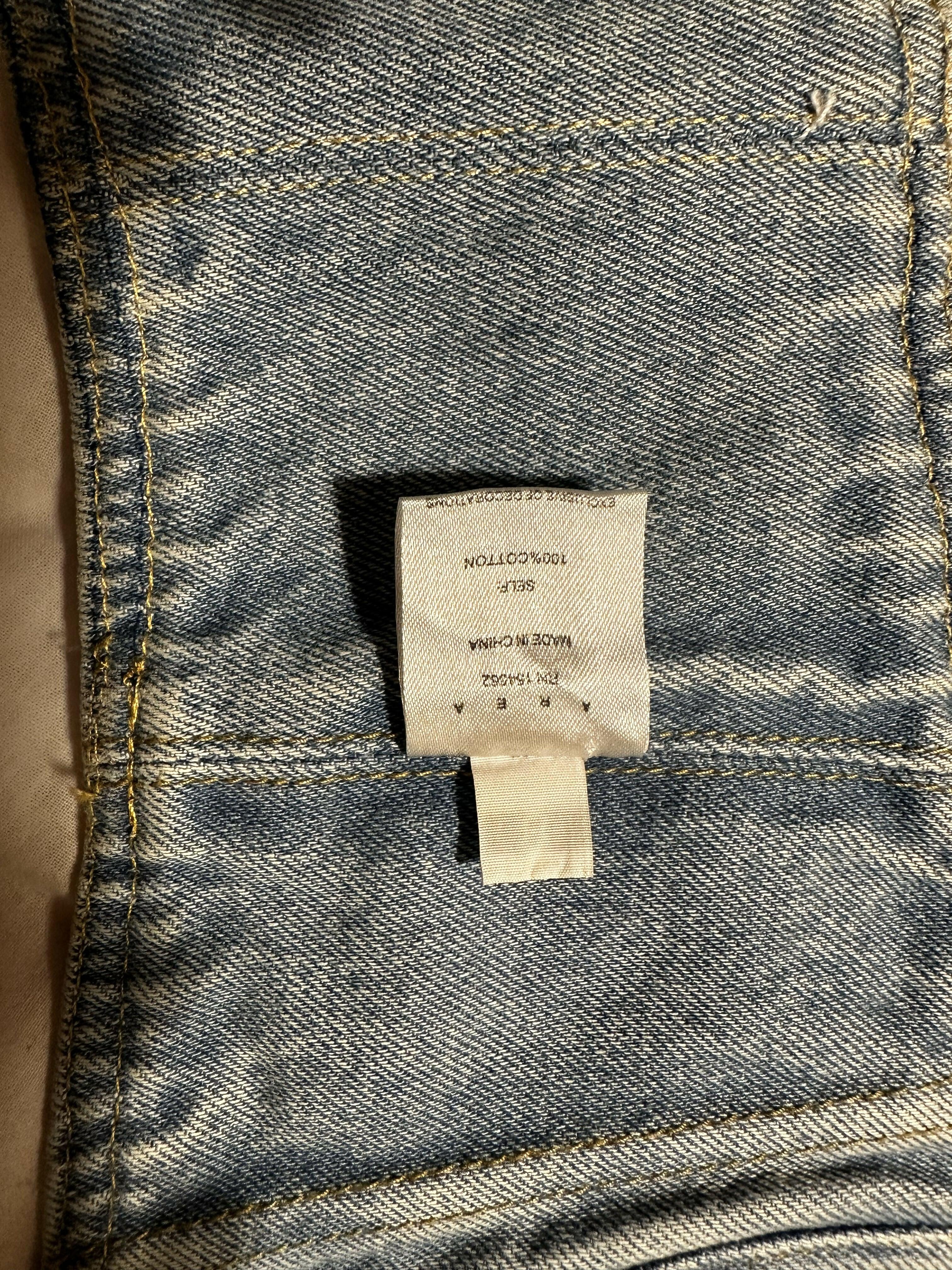Crystal-Embellished Denim Crop Top - Endless - UAE Rental and Resale for Women's Fashion