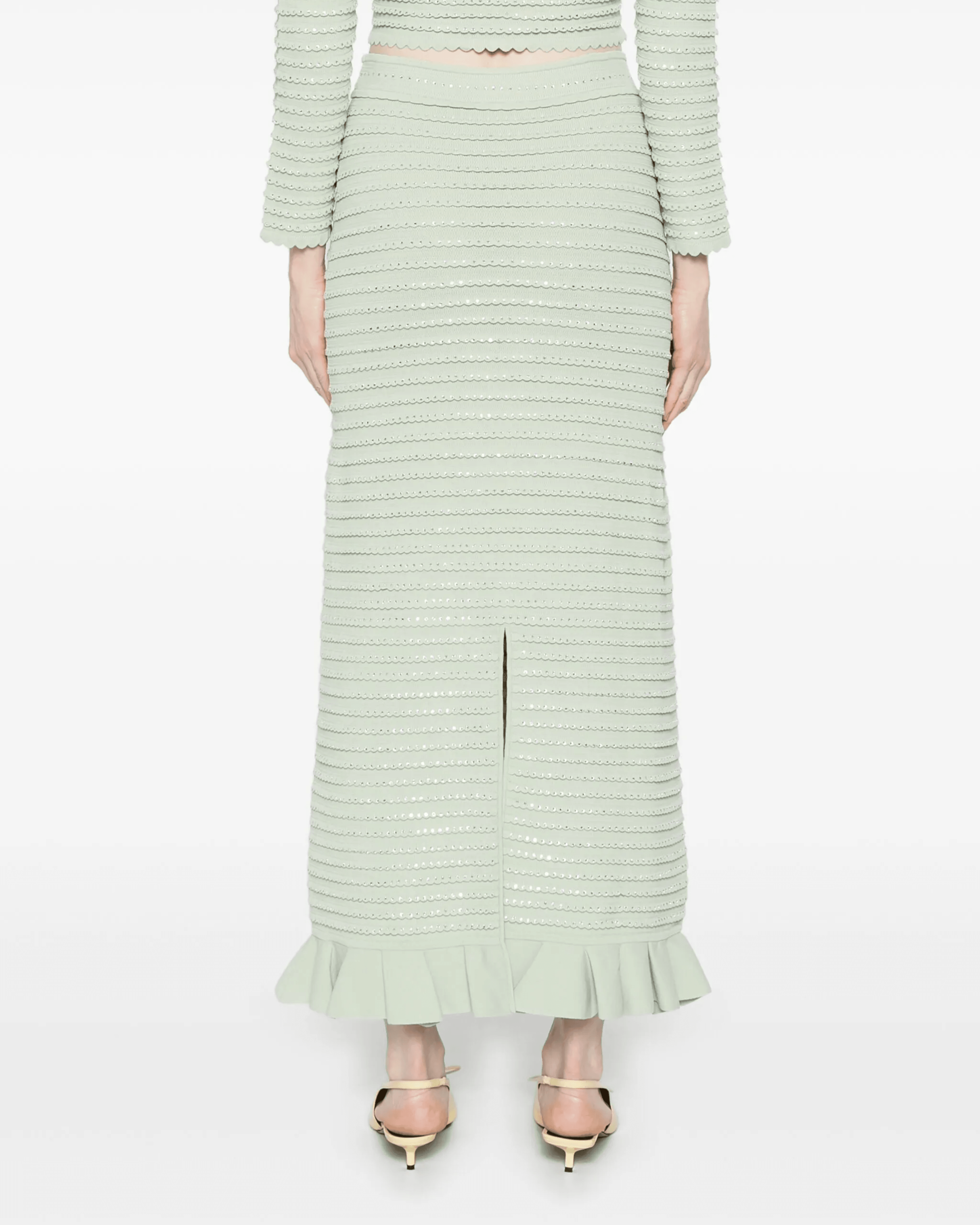 Crystal-embellished Knitted Skirt - Endless - UAE Rental and Resale for Women's Fashion