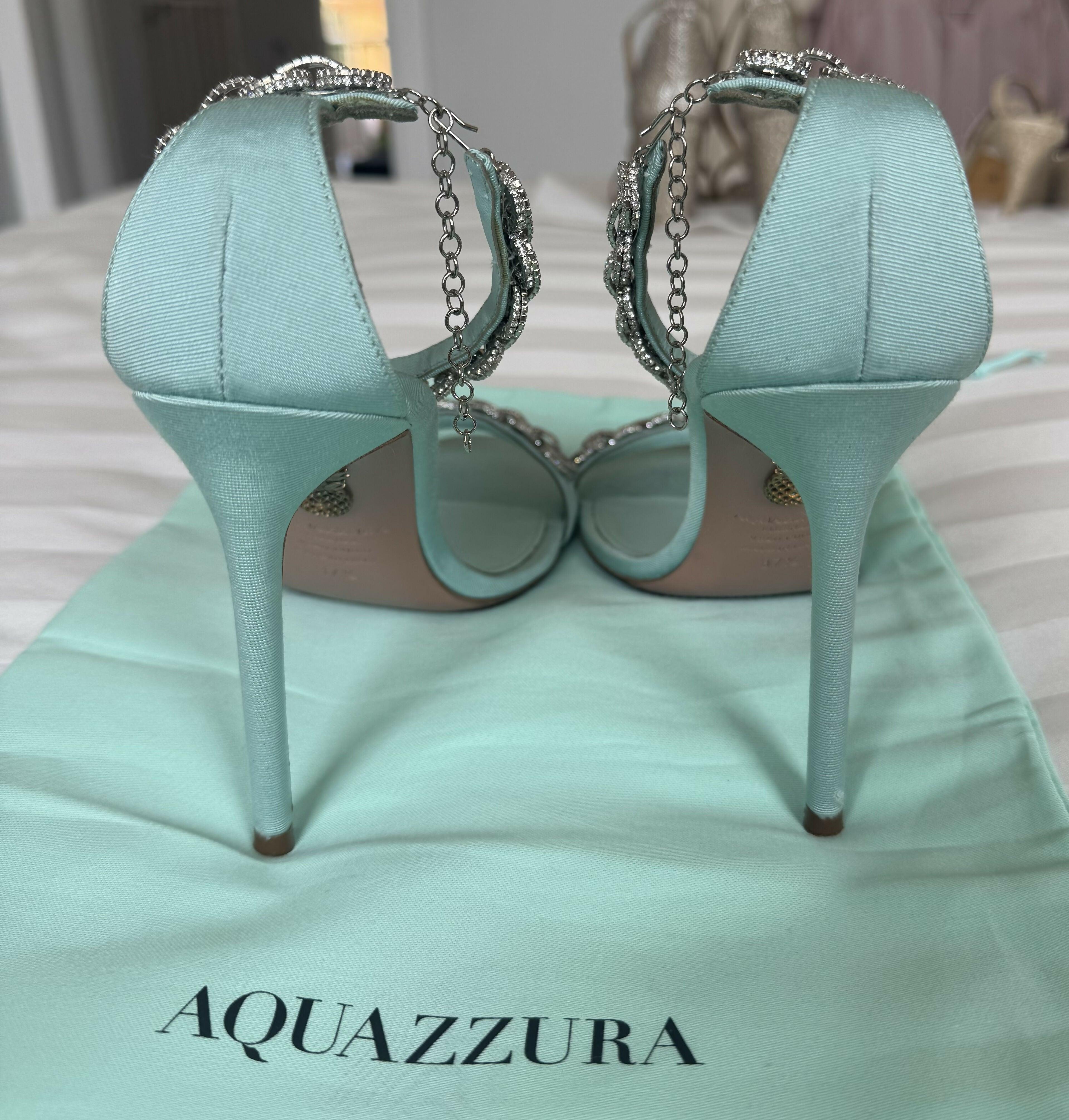 Crystal Embellished Strappy Heels - Endless - UAE Rental and Resale for Women's Fashion