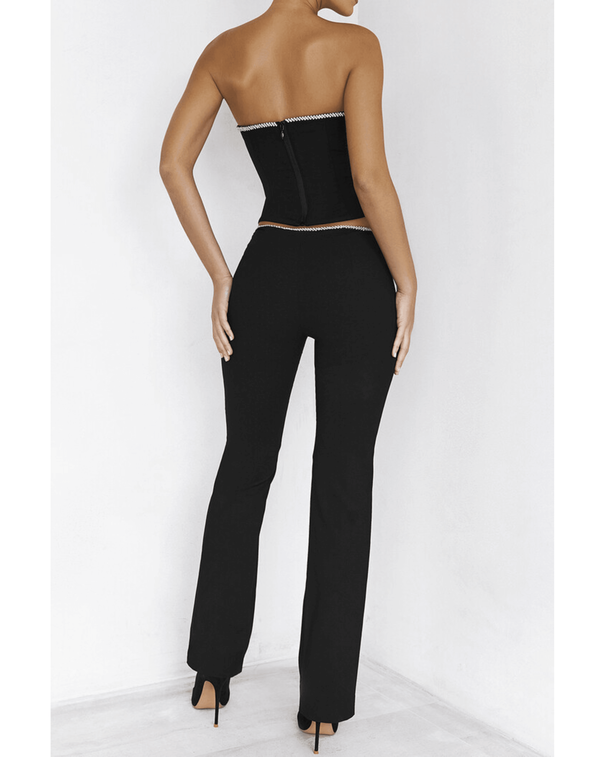 Crystal Trimmed Co-ord Sets - Endless - UAE Rental and Resale for Women's Fashion