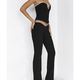 Crystal Trimmed Co-ord Sets - Endless - UAE Rental and Resale for Women's Fashion