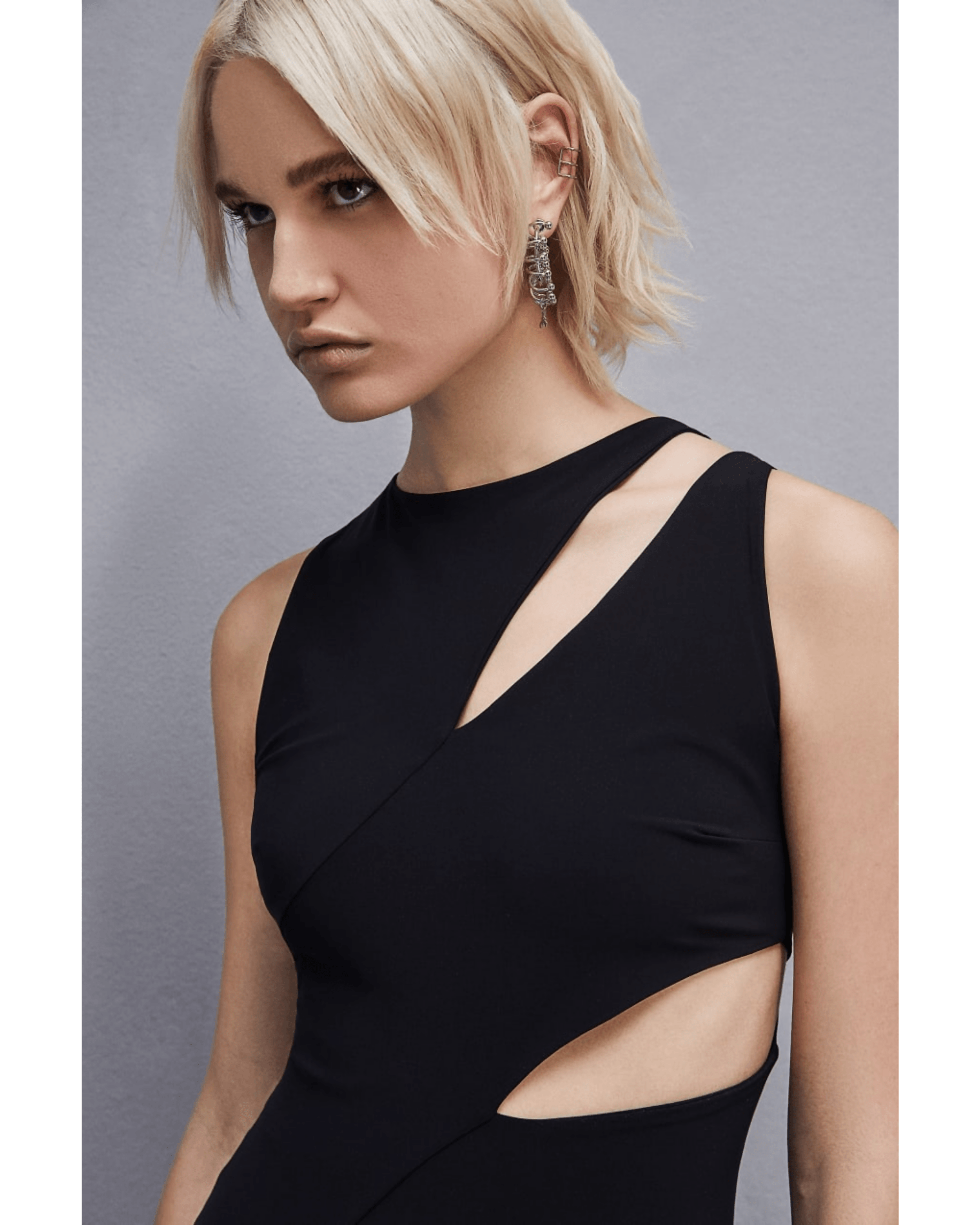Cut-out Jersey Dress - Endless - UAE Rental and Resale for Women's Fashion
