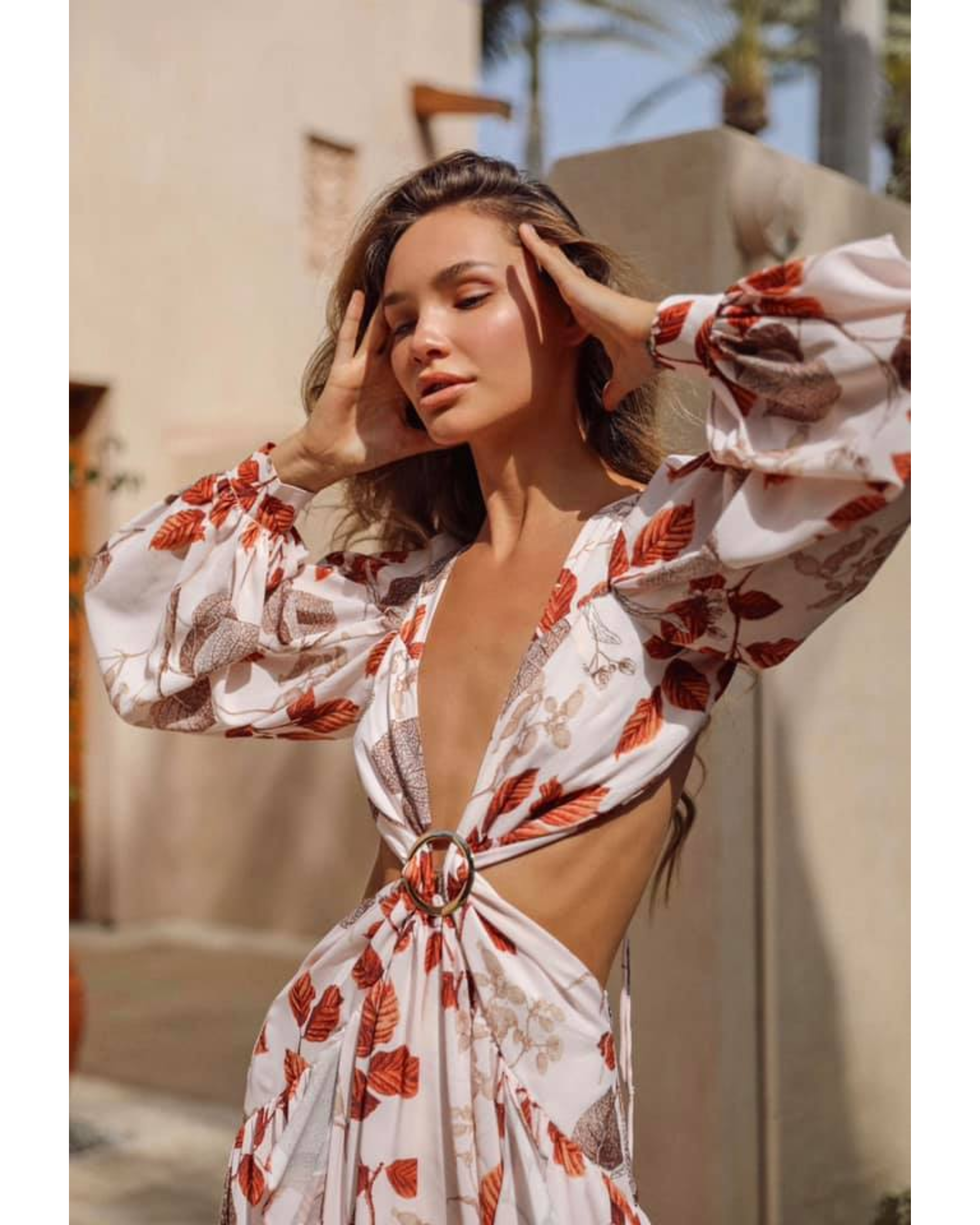 Cut Out Maxi Dress - Endless - UAE Rental and Resale for Women's Fashion