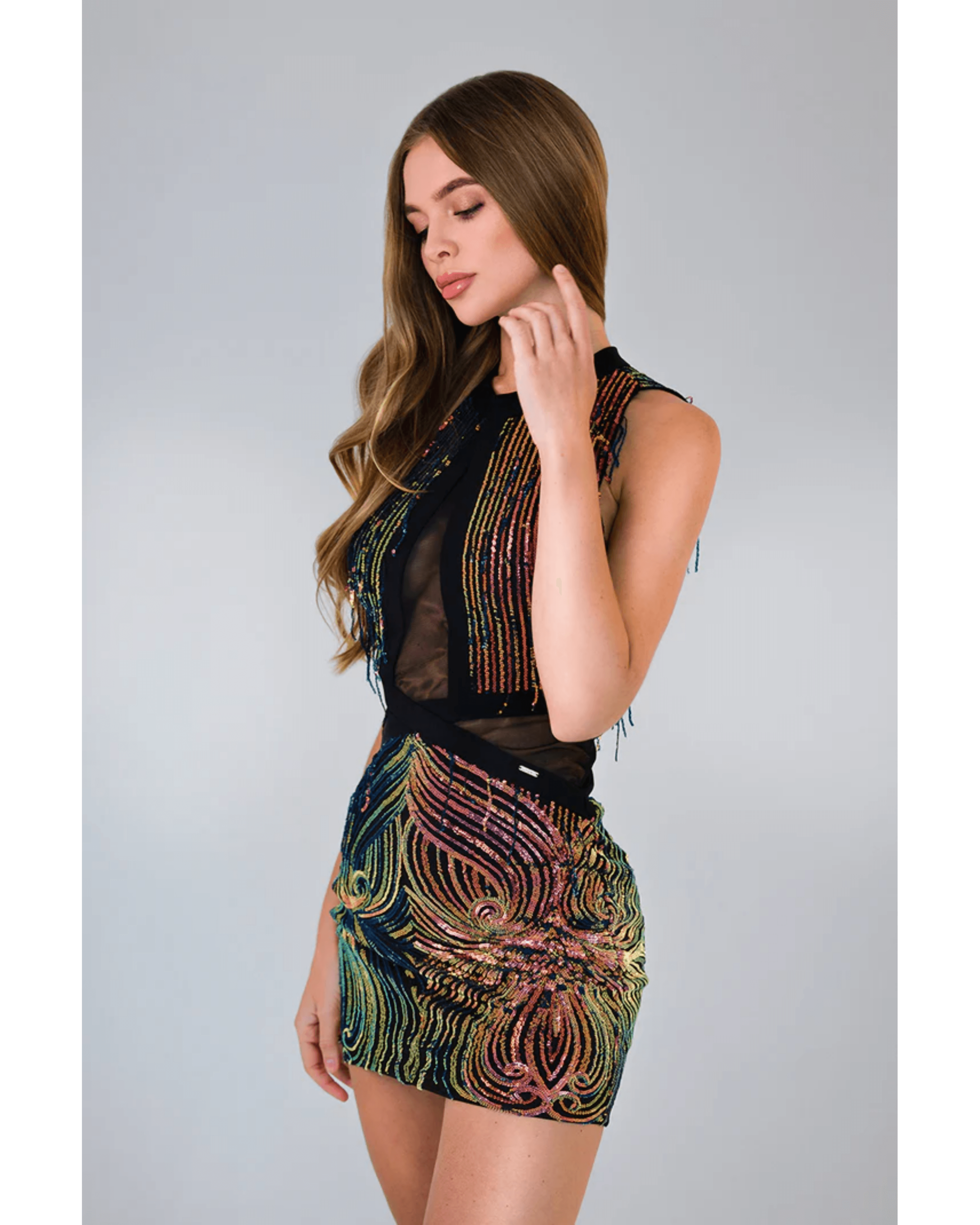 Dazzling Sequins Dress - Endless - UAE Rental and Resale for Women's Fashion