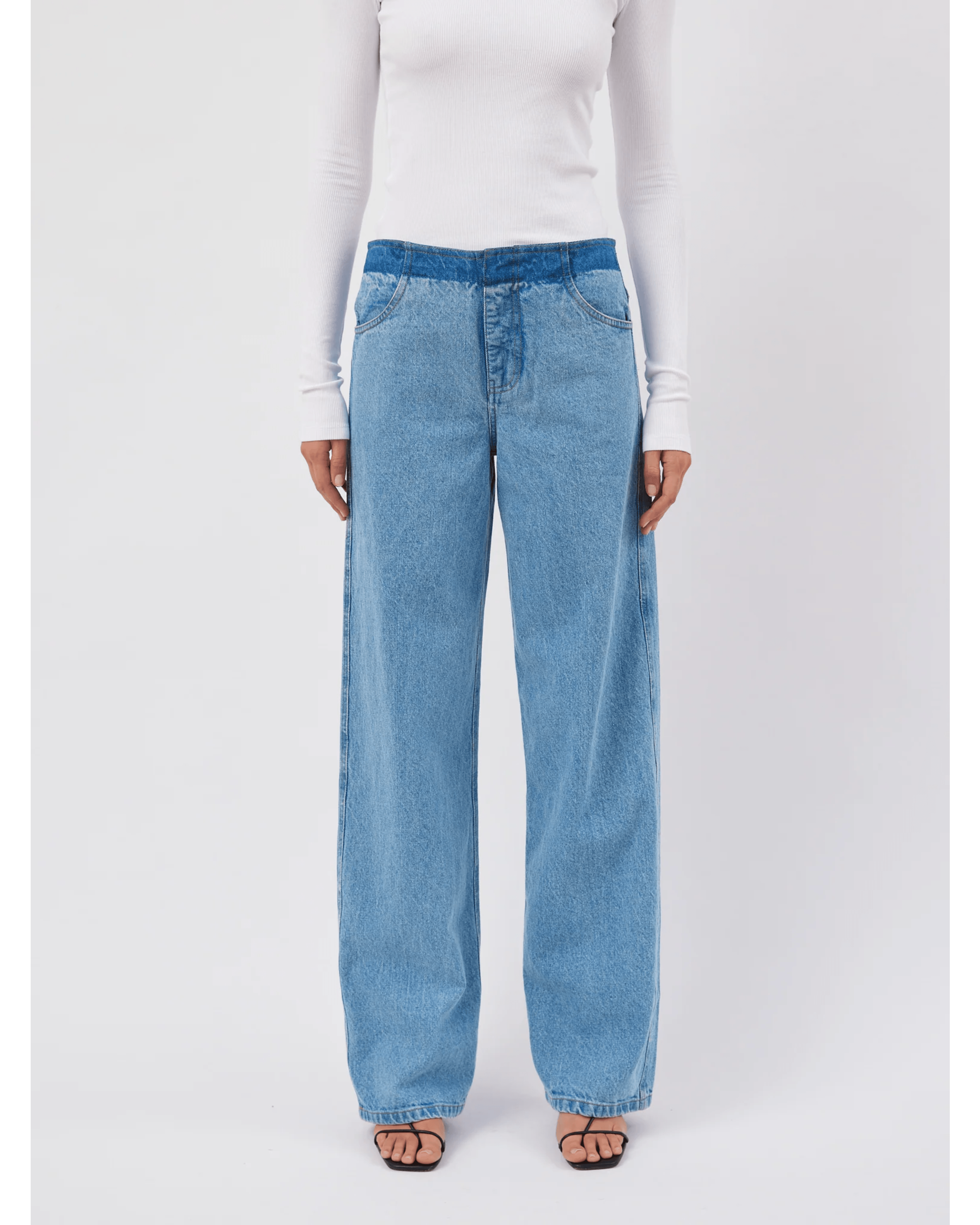 Deconstruct Denim Jean - Endless - UAE Rental and Resale for Women's Fashion