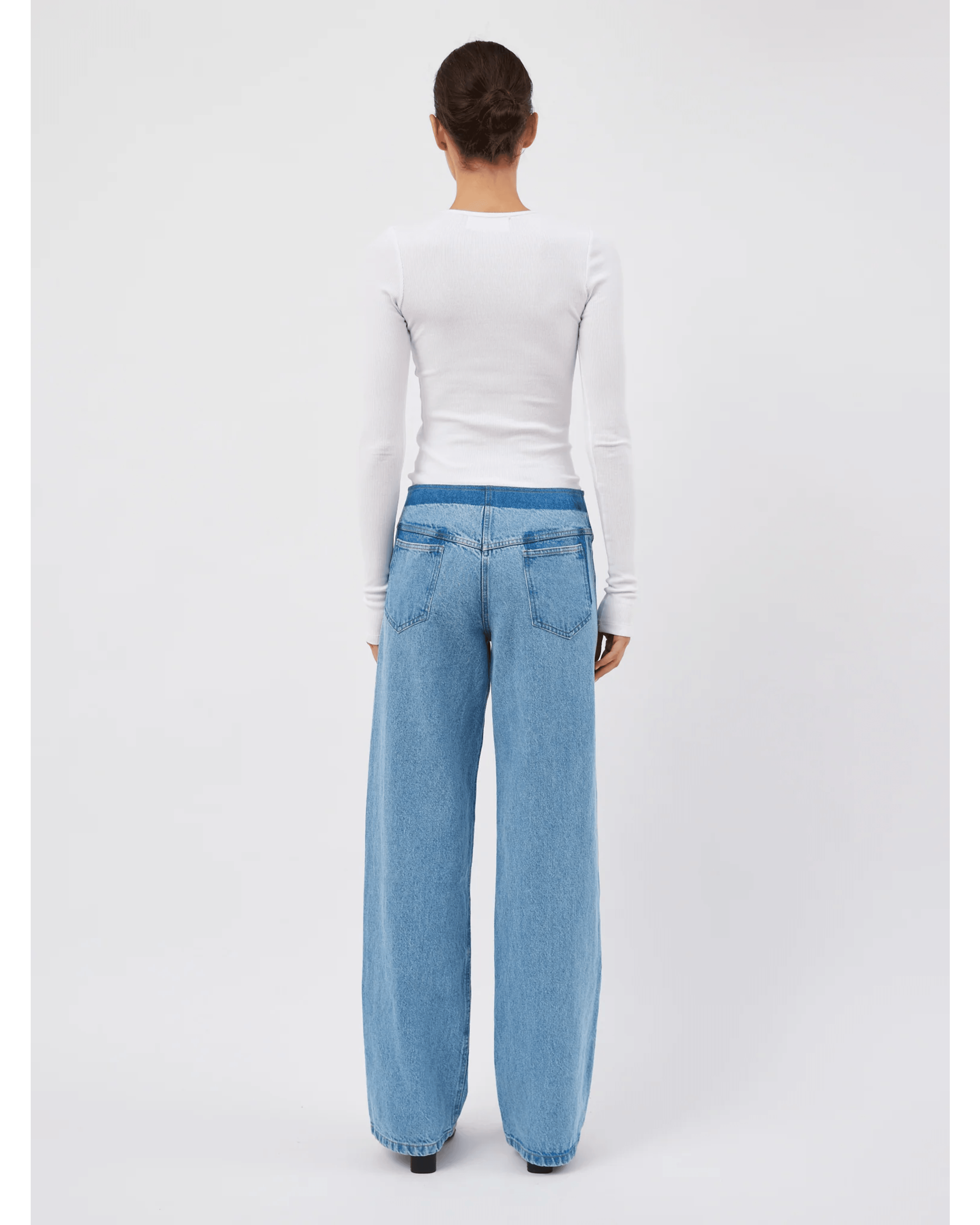 Deconstruct Denim Jean - Endless - UAE Rental and Resale for Women's Fashion