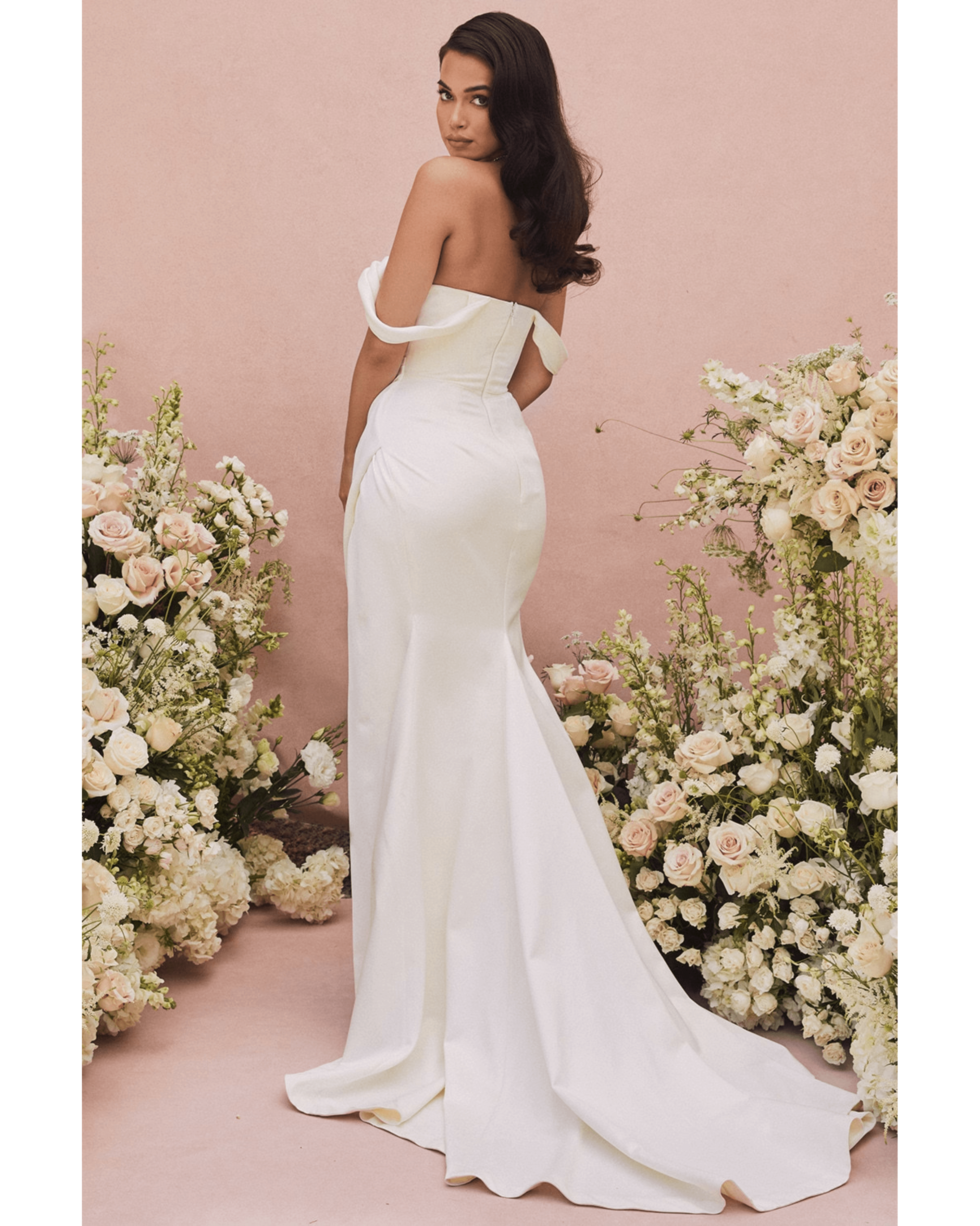 Delphine Ivory Draped Corset Bridal Gown - Endless - UAE Rental and Resale for Women's Fashion