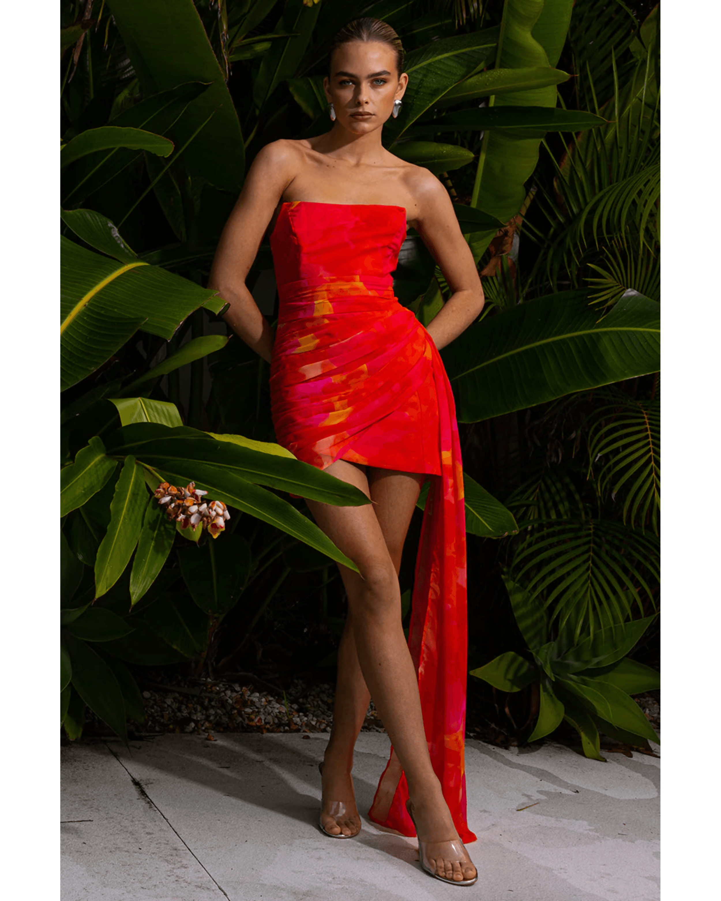 Devante Mini Sash Dress - Endless - UAE Rental and Resale for Women's Fashion