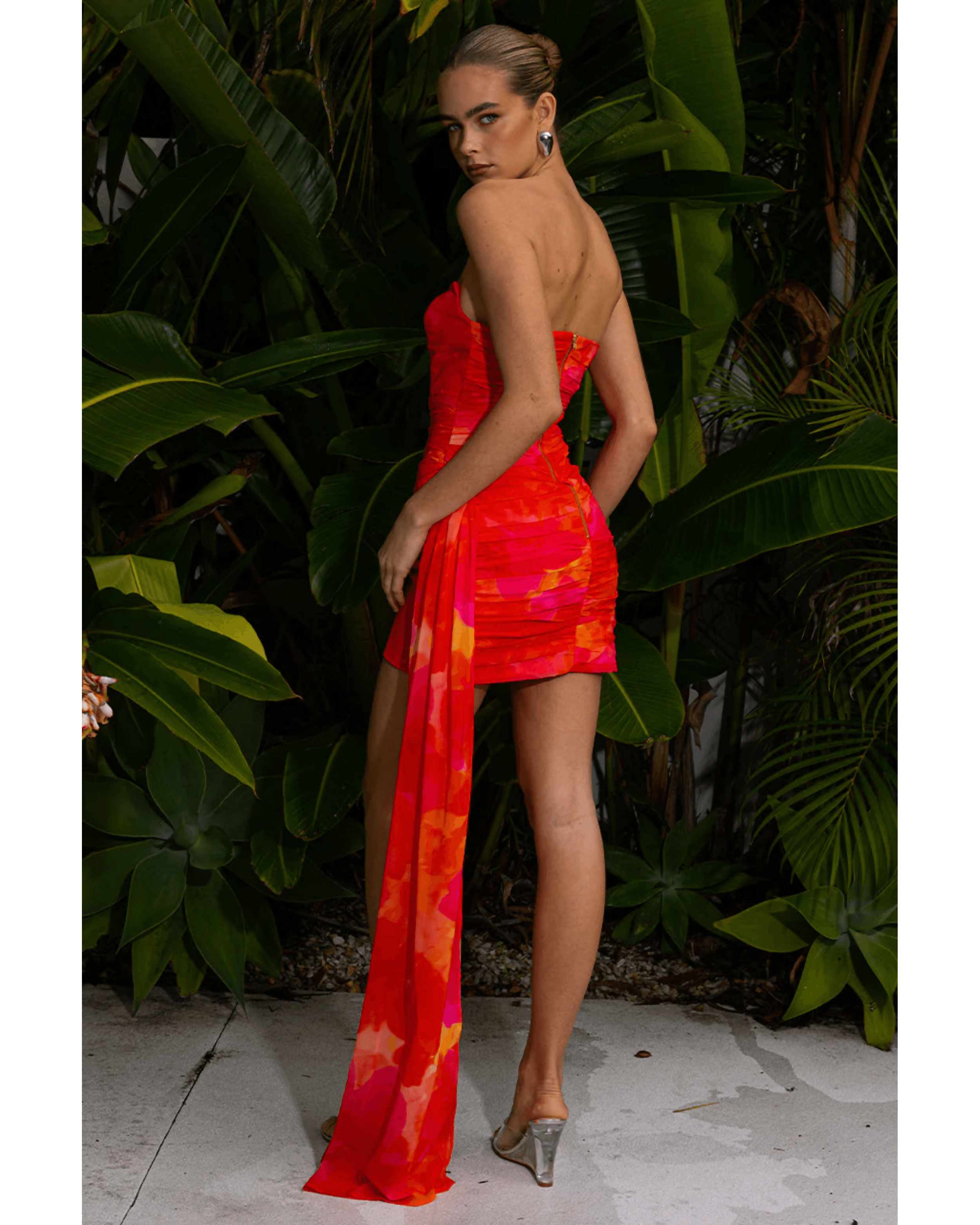 Devante Mini Sash Dress - Endless - UAE Rental and Resale for Women's Fashion