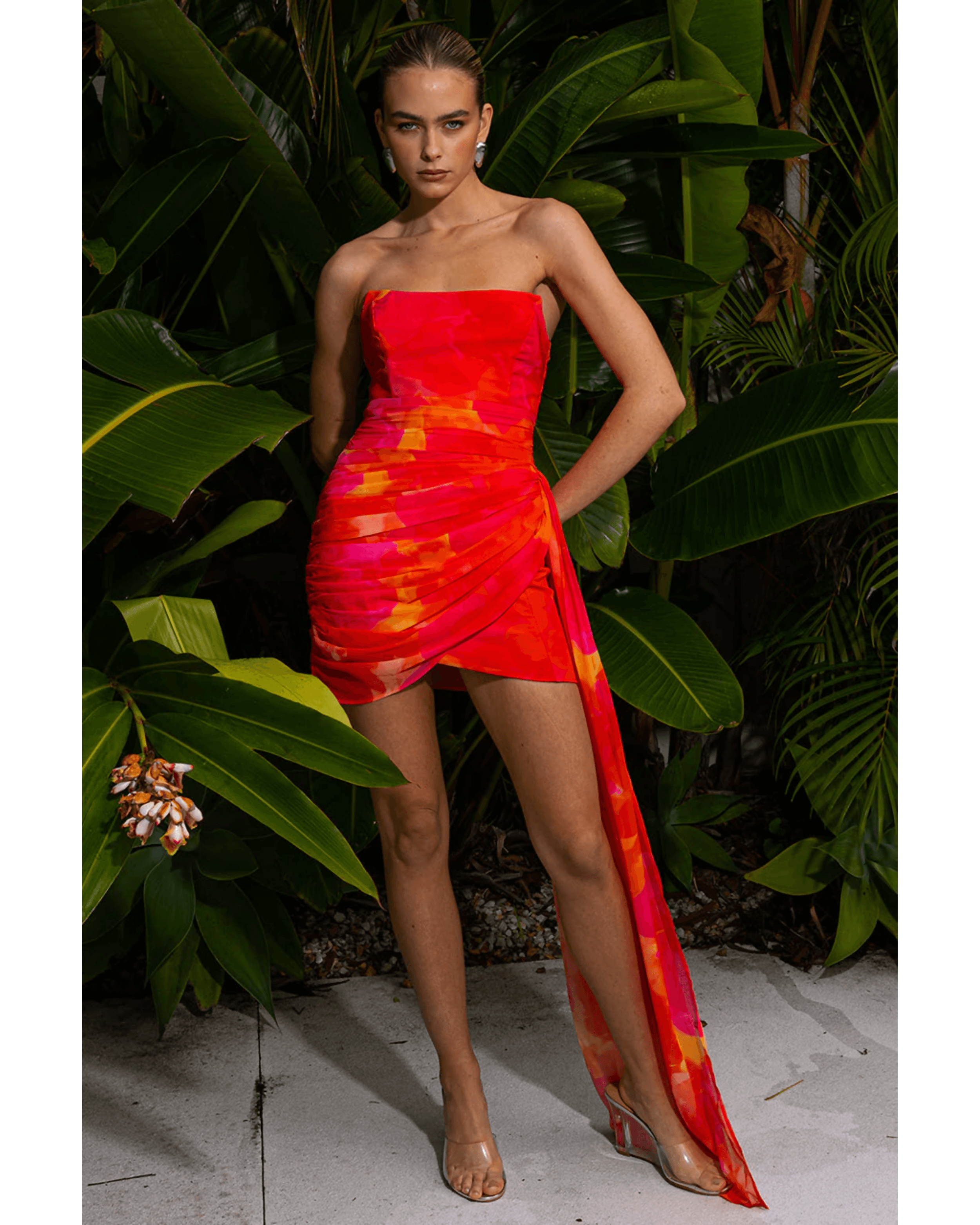 Devante Mini Sash Dress - Endless - UAE Rental and Resale for Women's Fashion