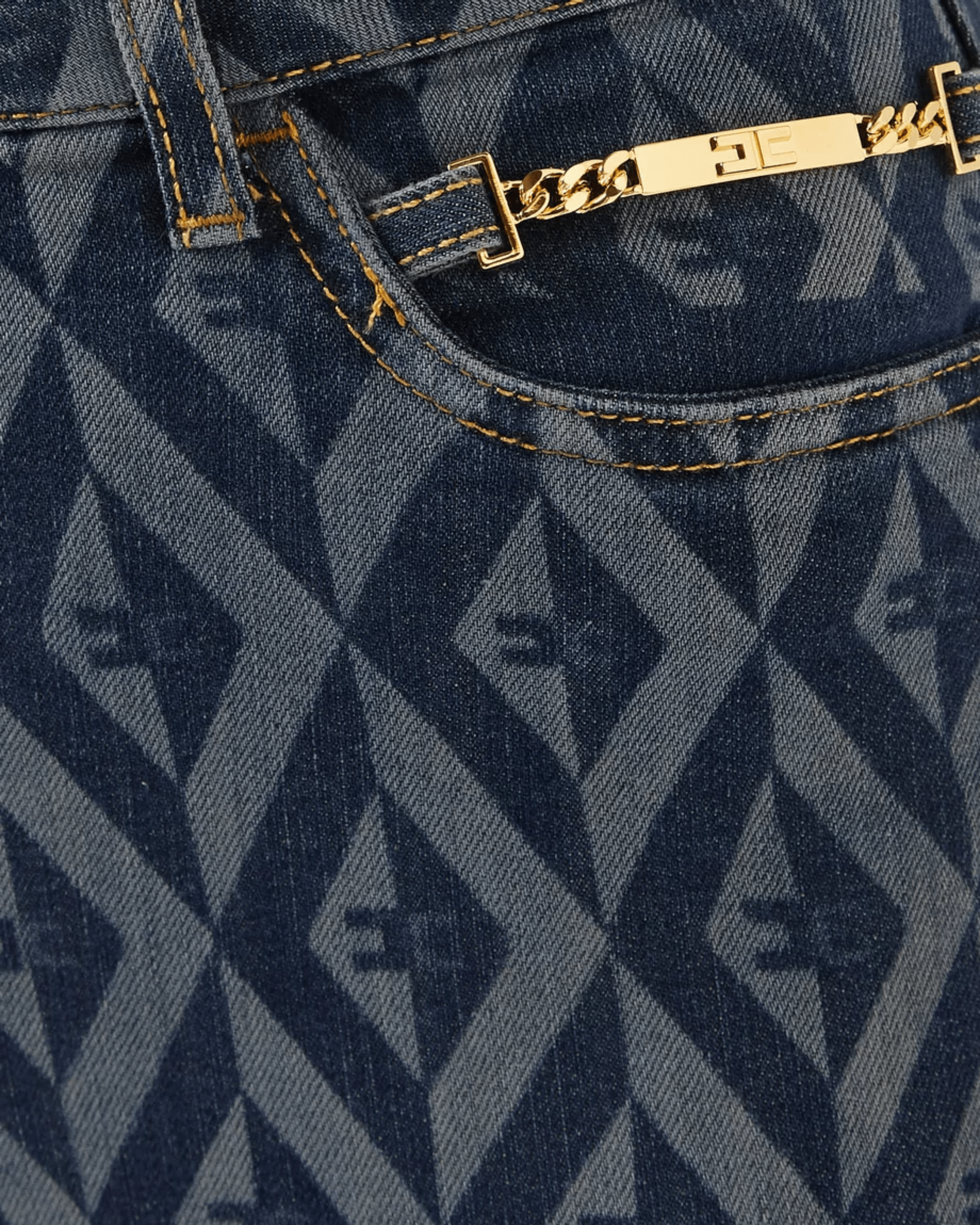 Diamond-print Skinny Jeans - Endless - UAE Rental and Resale for Women's Fashion