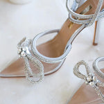Elope Diamante Heeled Sandals - Endless - UAE Rental and Resale for Women's Fashion