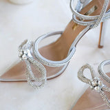 Elope Diamante Heeled Sandals - Endless - UAE Rental and Resale for Women's Fashion