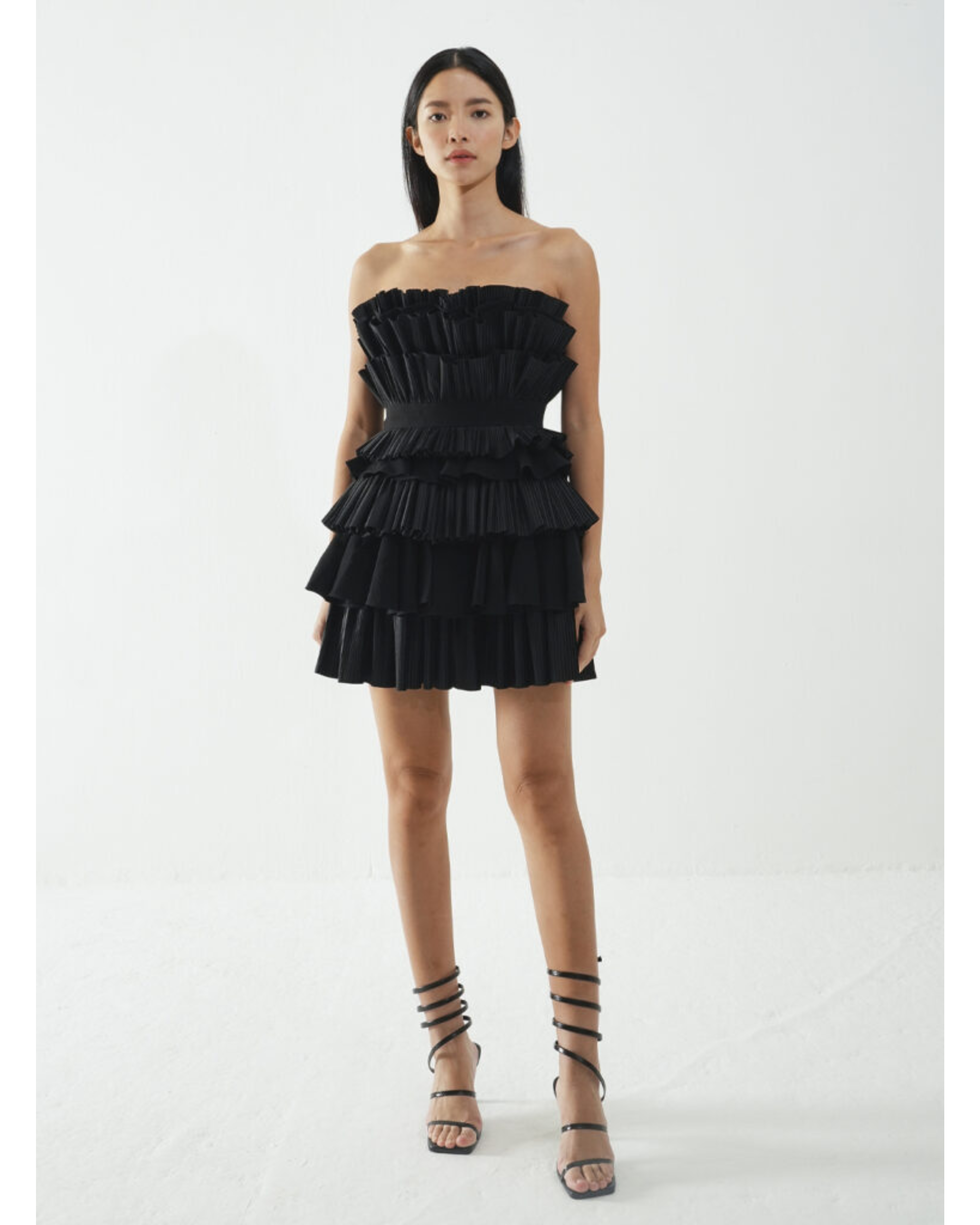 Elsher Mini Dress in Viscose Blend - Endless - UAE Rental and Resale for Women's Fashion