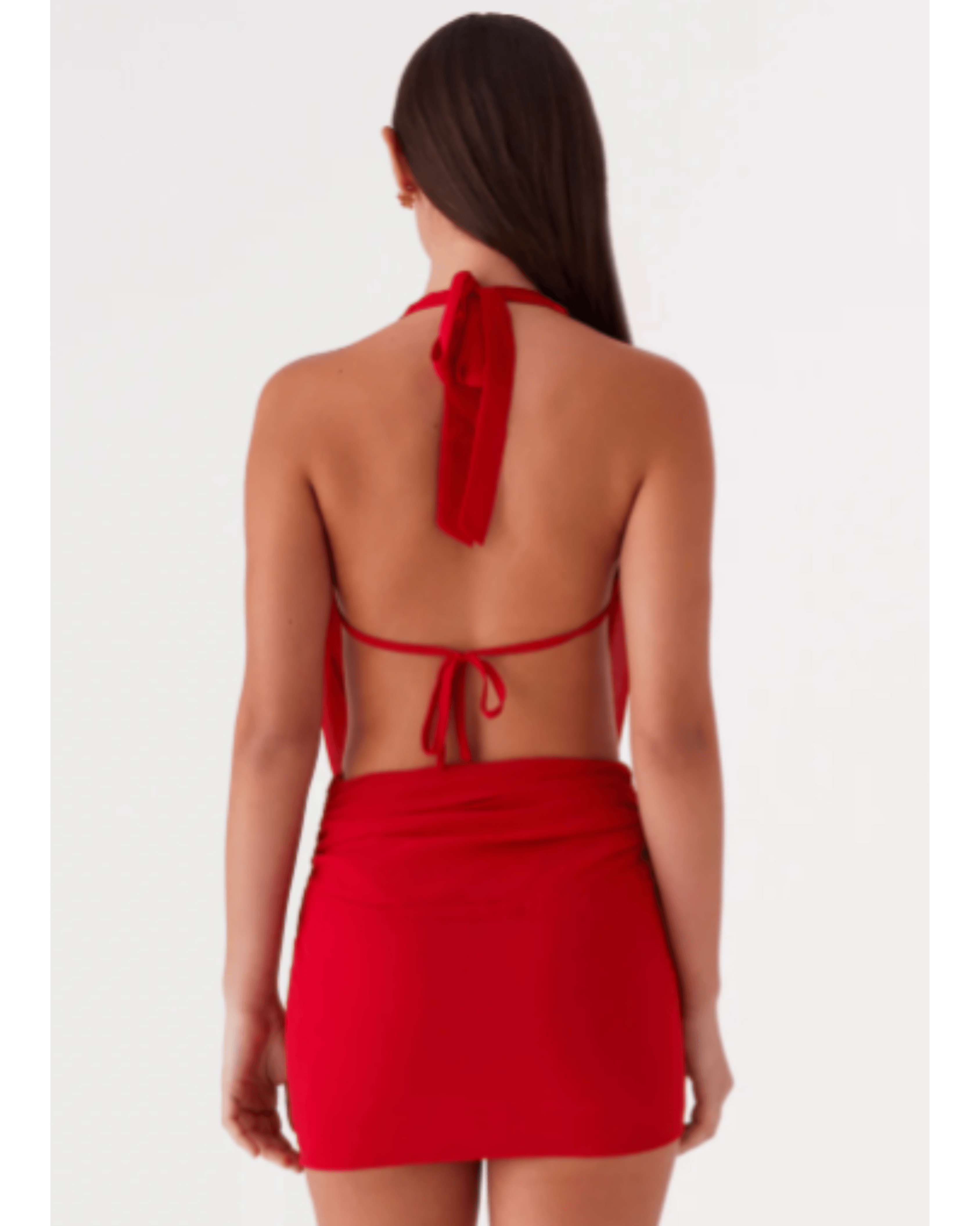 Elysia Chiffon Mini Dress - Endless - UAE Rental and Resale for Women's Fashion