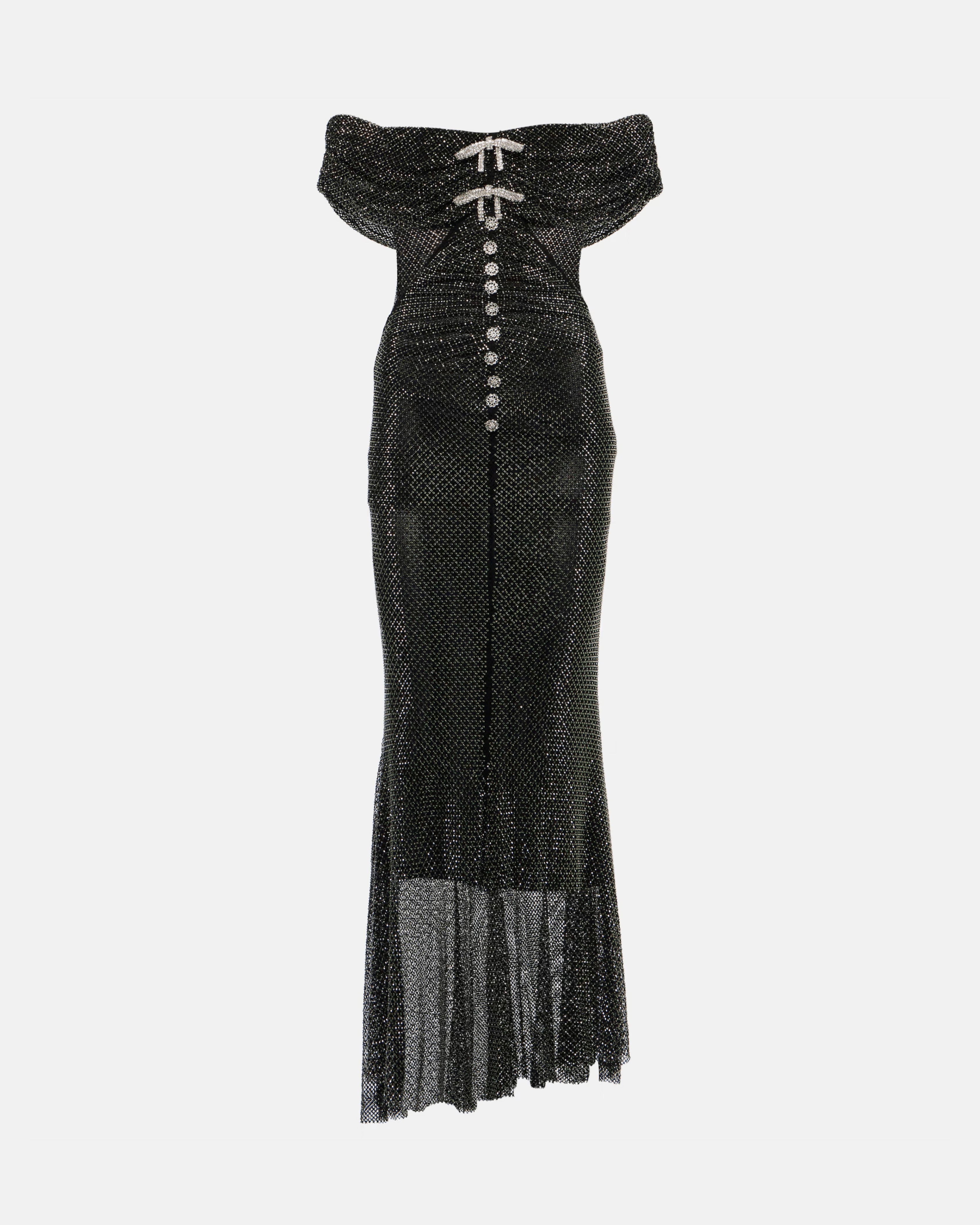 Embellished Metallic Midi Dress - Endless - UAE Rental and Resale for Women's Fashion