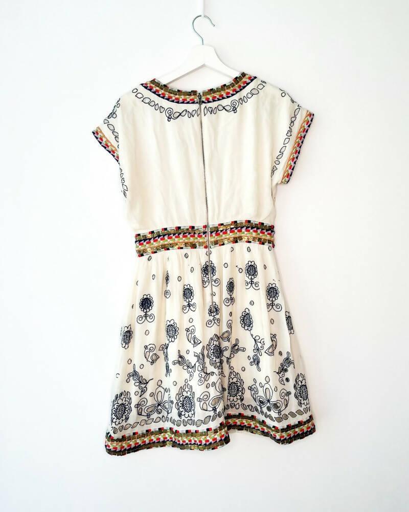 Embroidered Fit & Flare dress - Endless - UAE Rental and Resale for Women's Fashion