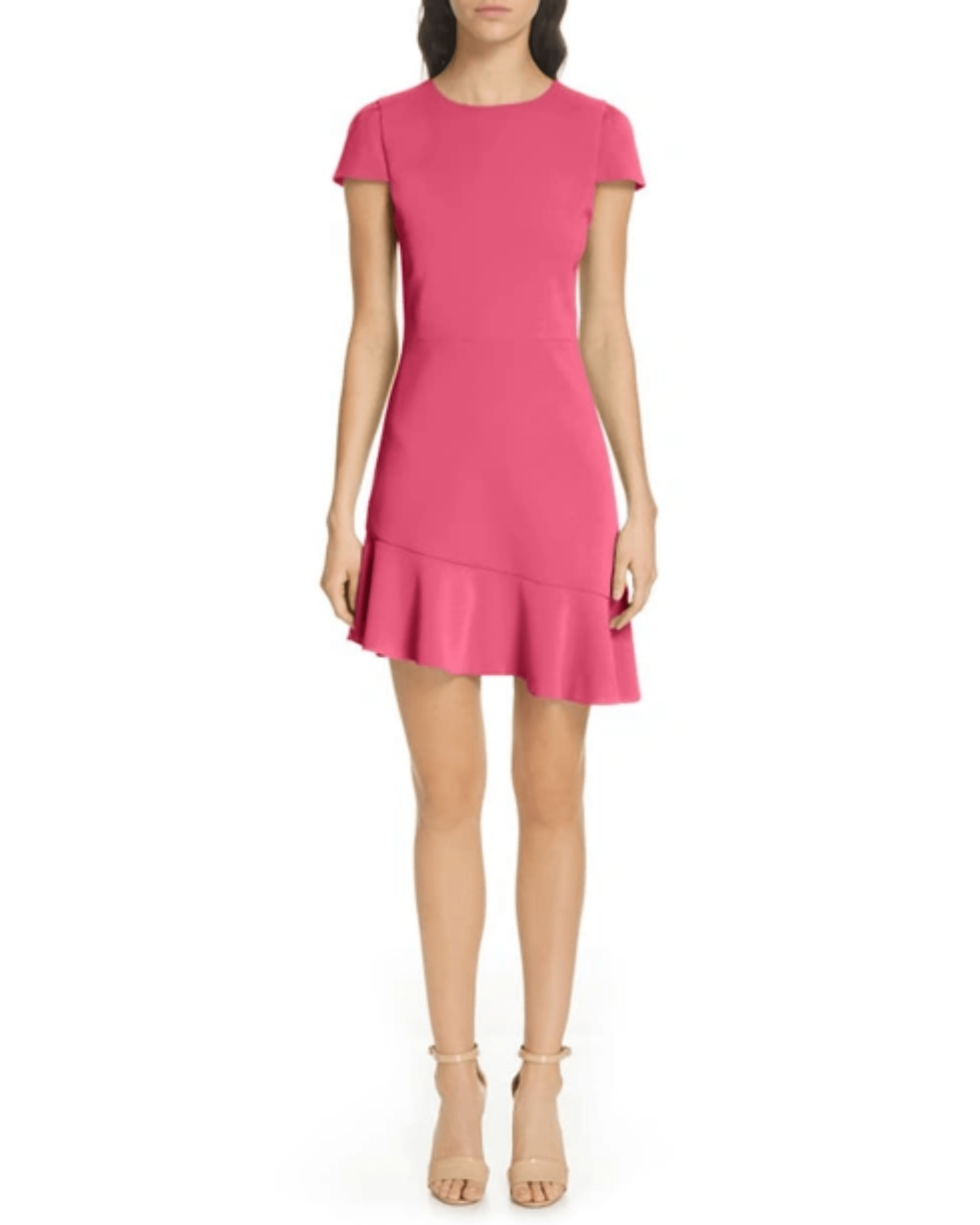 Fable Asymmetrical Ruffle Dress - Endless - UAE Rental and Resale for Women's Fashion