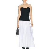 Faille Colorblock Midi Dress - Endless - UAE Rental and Resale for Women's Fashion