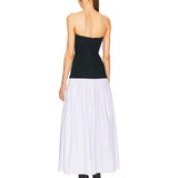 Faille Colorblock Midi Dress - Endless - UAE Rental and Resale for Women's Fashion