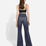 Flared Denim Jeans - Endless - UAE Rental and Resale for Women's Fashion