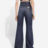 Flared Denim Jeans - Endless - UAE Rental and Resale for Women's Fashion