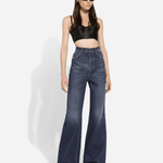 Flared Denim Jeans - Endless - UAE Rental and Resale for Women's Fashion
