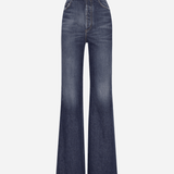Flared Denim Jeans - Endless - UAE Rental and Resale for Women's Fashion
