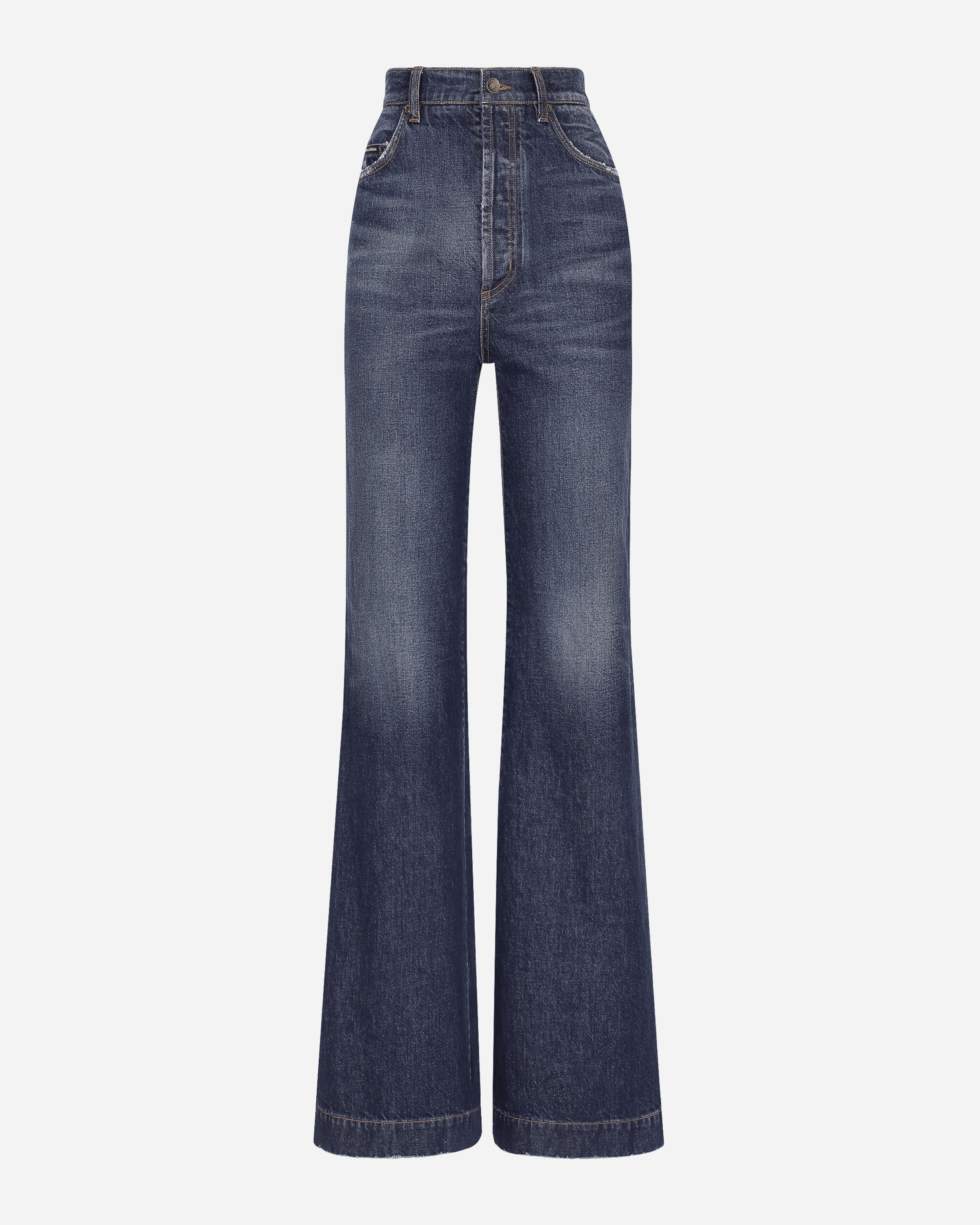 Flared Denim Jeans - Endless - UAE Rental and Resale for Women's Fashion