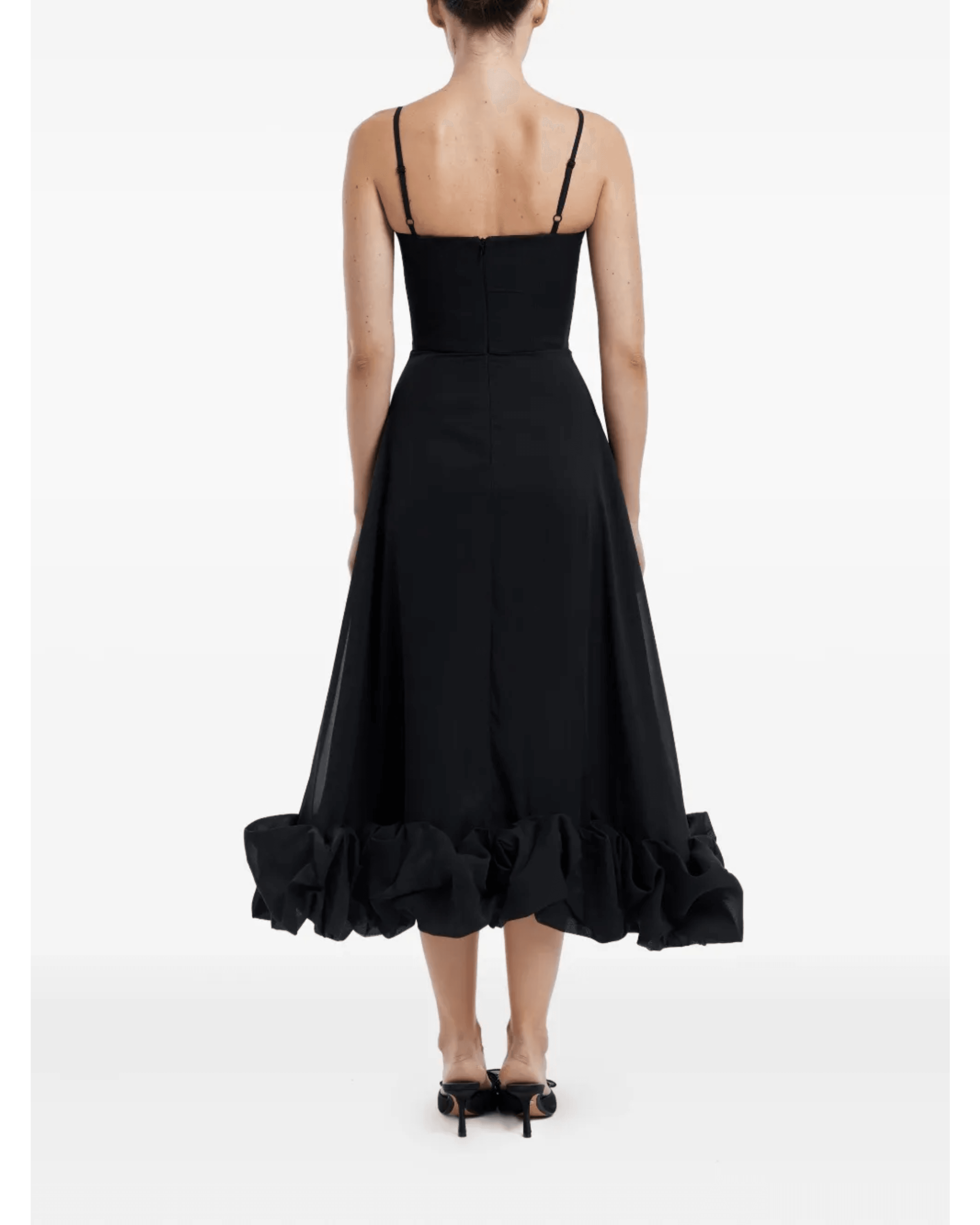 Flounce Bustier Midi Dress - Endless - UAE Rental and Resale for Women's Fashion