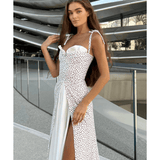 Flowy Slit Midi Dress - Endless - UAE Rental and Resale for Women's Fashion