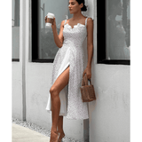 Flowy Slit Midi Dress - Endless - UAE Rental and Resale for Women's Fashion