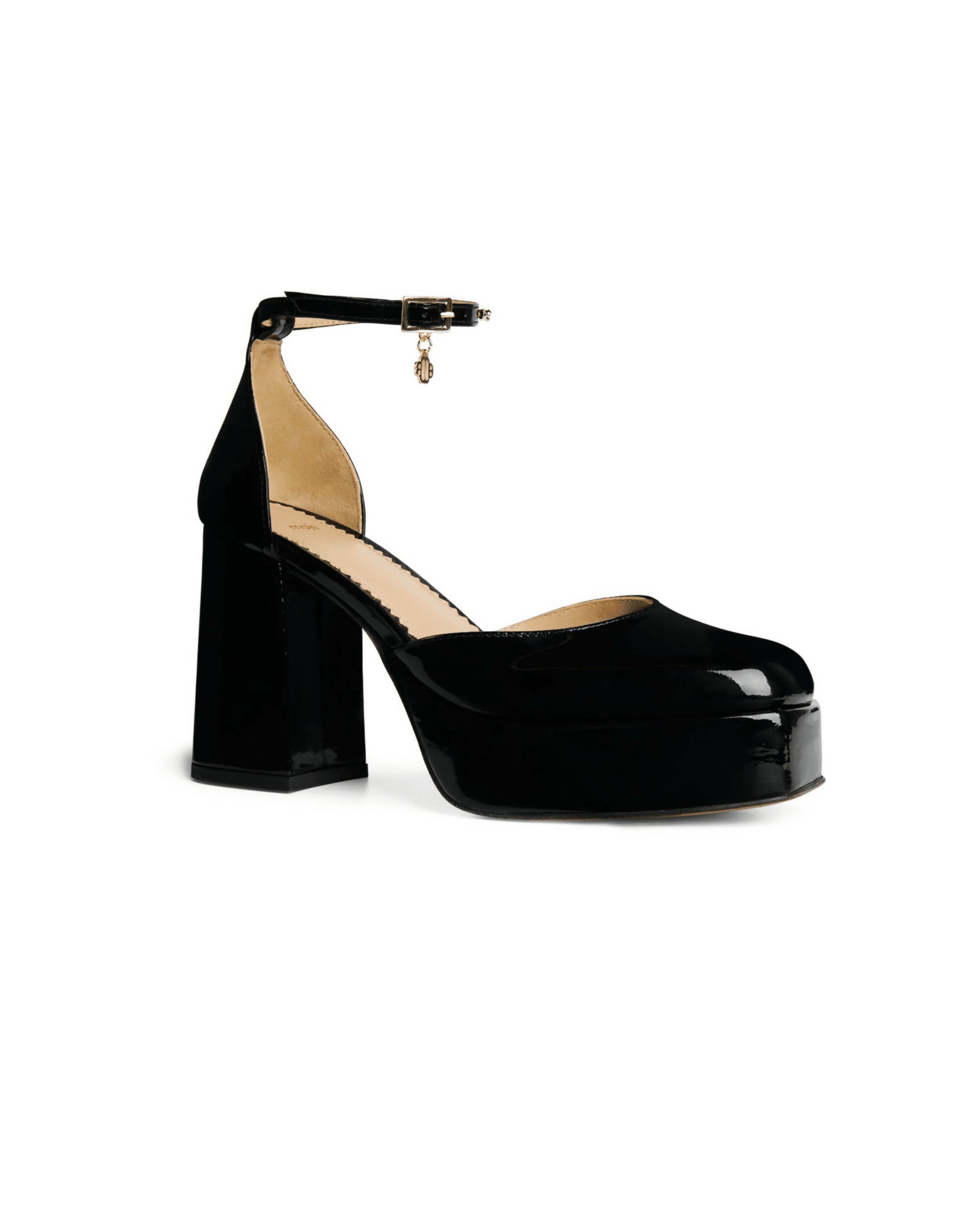 Franci Platform Pumps in Patemt Leather - Endless - UAE Rental and Resale for Women's Fashion