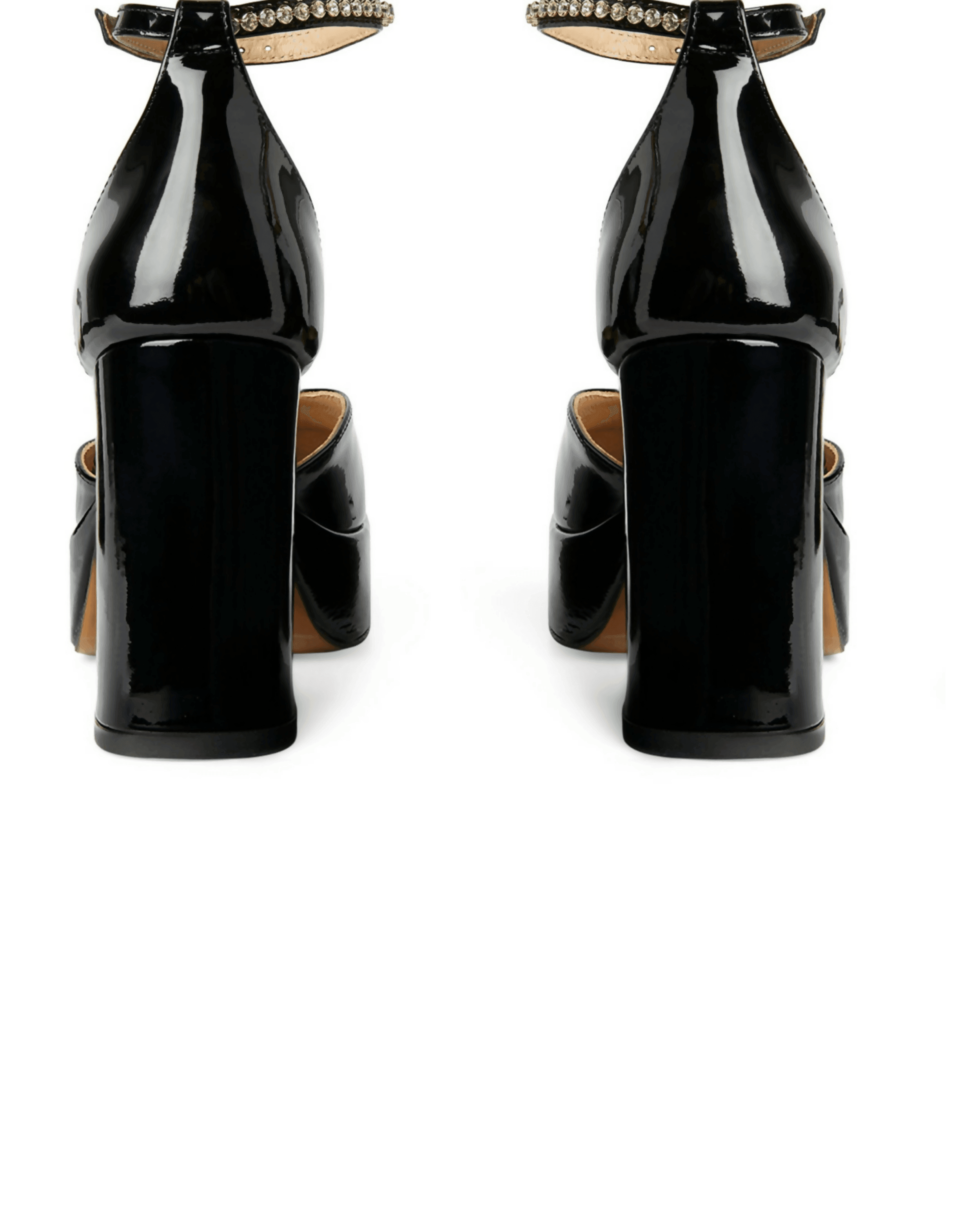 Franci Platform Pumps in Patemt Leather - Endless - UAE Rental and Resale for Women's Fashion