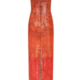 Fransisco Dress in Tangerine - Endless - UAE Rental and Resale for Women's Fashion