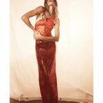Fransisco Dress in Tangerine - Endless - UAE Rental and Resale for Women's Fashion