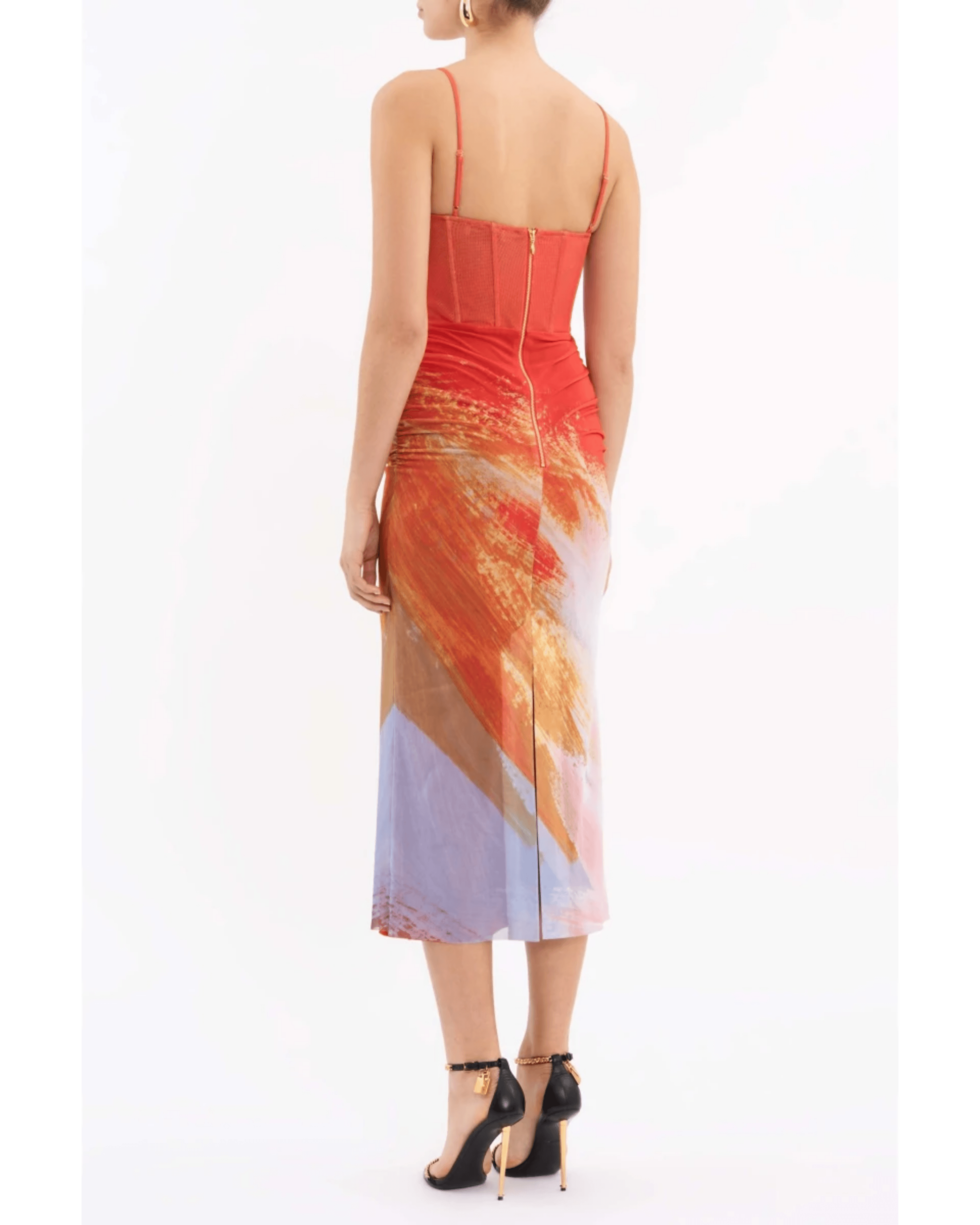 Frida Corset Midi Dress - Endless - UAE Rental and Resale for Women's Fashion
