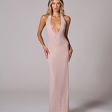 Frosted Flake Embellished Maxi Dress - Endless - UAE Rental and Resale for Women's Fashion