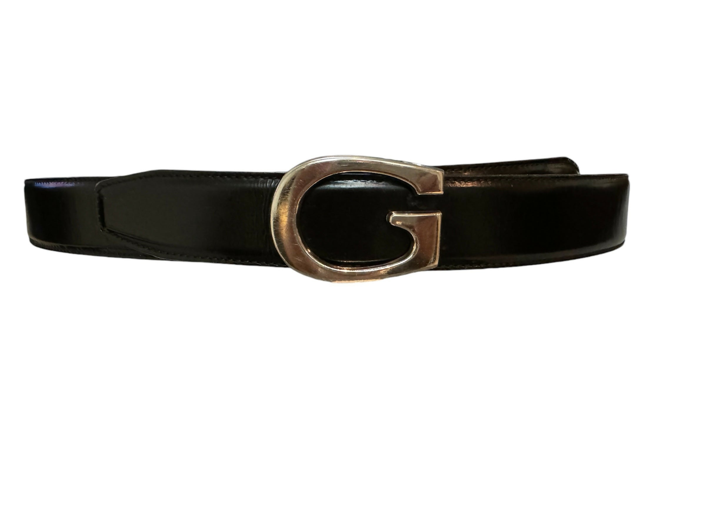 G Buckle Belt Black Leather - Endless - UAE Rental and Resale for Women's Fashion