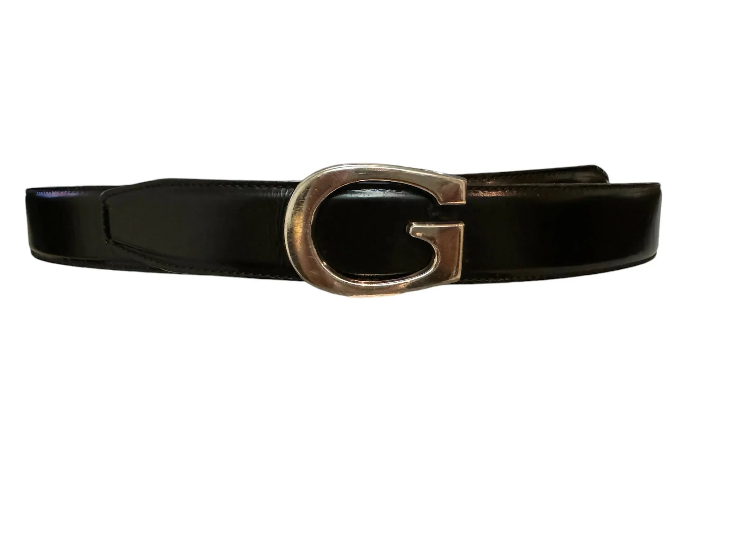 G Buckle Belt Black Leather - Endless - UAE Rental and Resale for Women's Fashion
