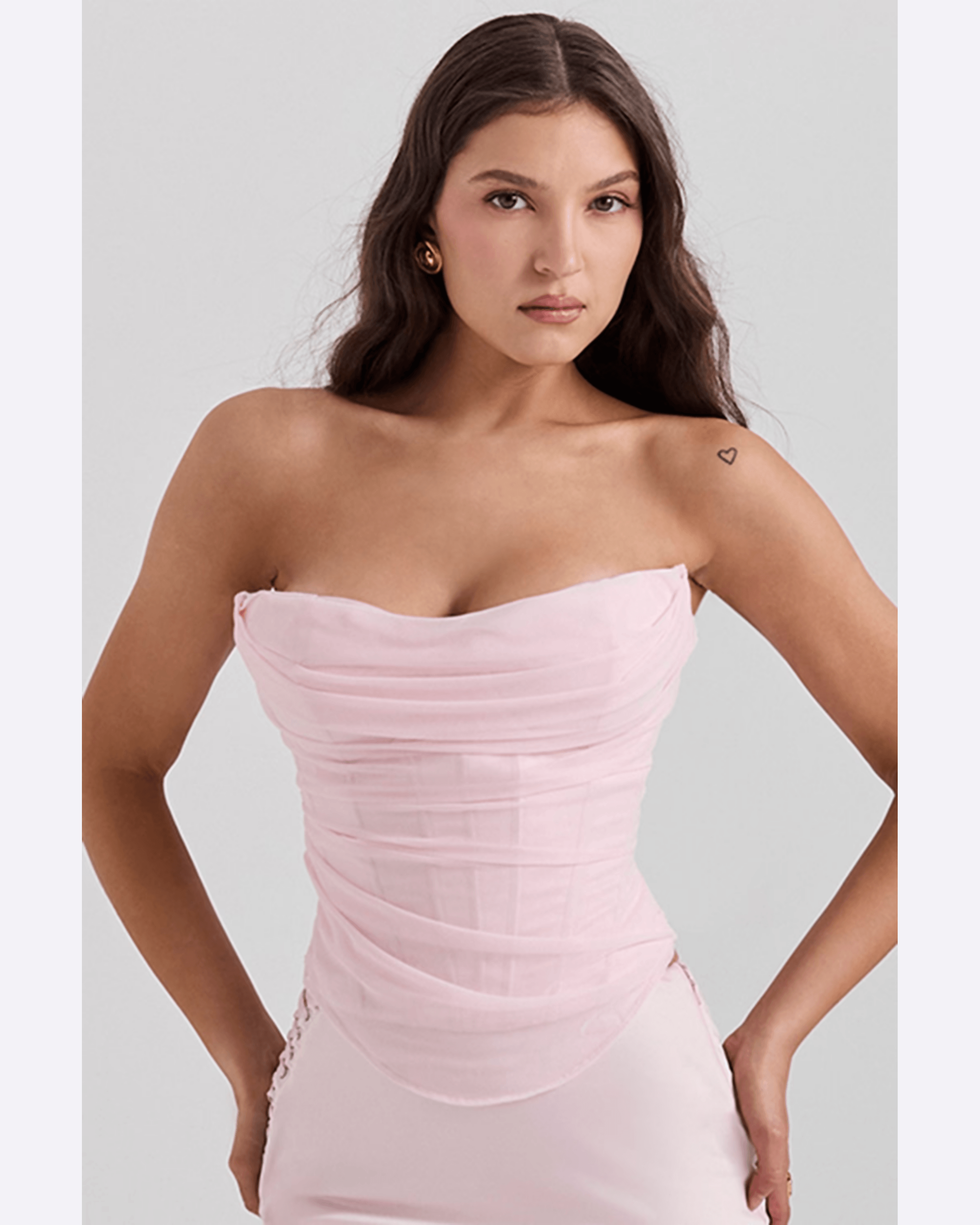 Georgie Ballerina Pink Strapless Corset - Endless - UAE Rental and Resale for Women's Fashion