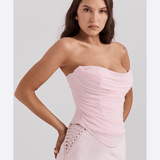 Georgie Ballerina Pink Strapless Corset - Endless - UAE Rental and Resale for Women's Fashion