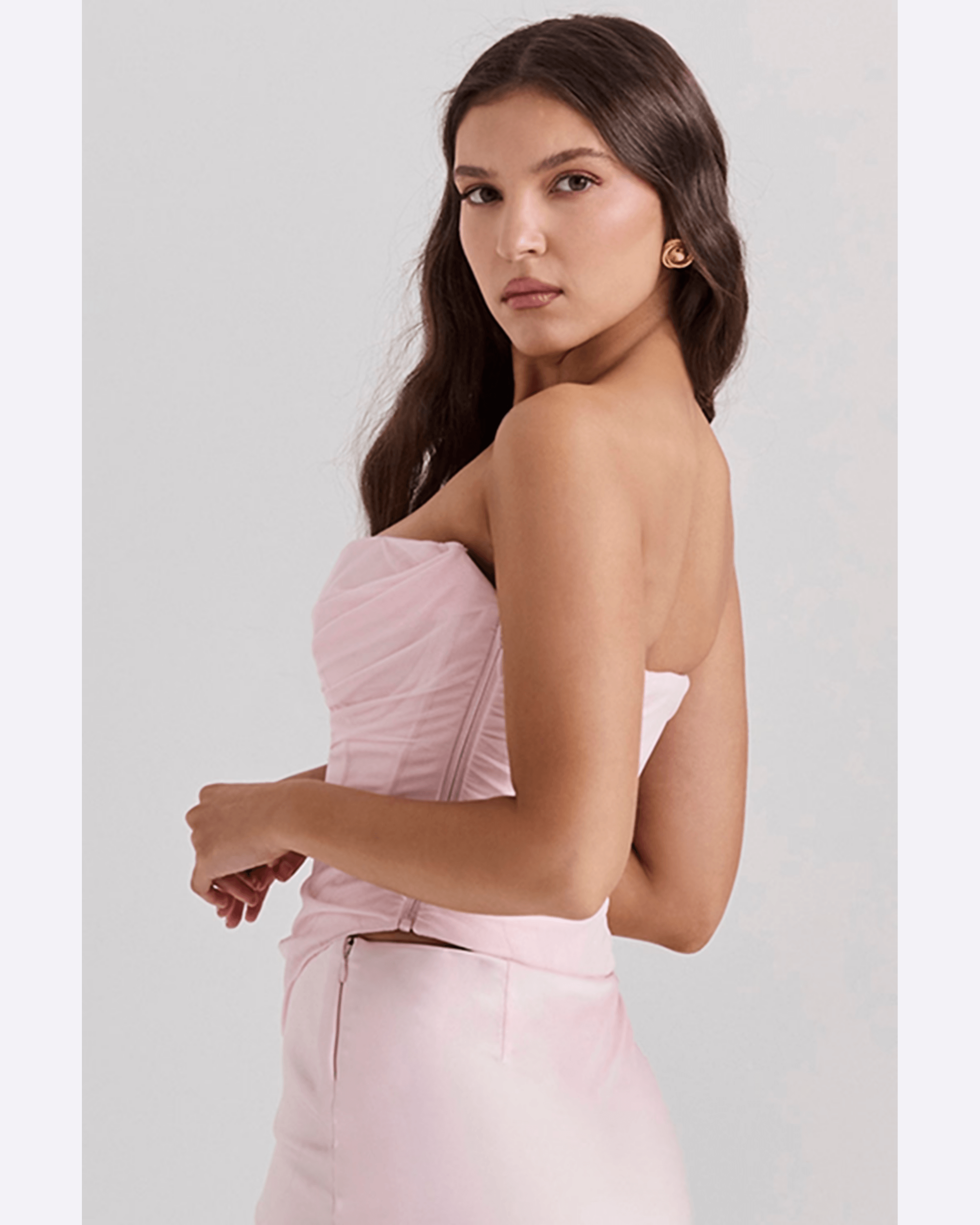 Georgie Ballerina Pink Strapless Corset - Endless - UAE Rental and Resale for Women's Fashion
